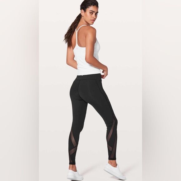 Lululemon Wunder Under Hi-Rise Tight *Mesh 28"
Black *Special Edition* EUC - Picture 2 of 8